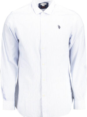 POLO US MANGA LARGA HOMBRE AZUL CLARO