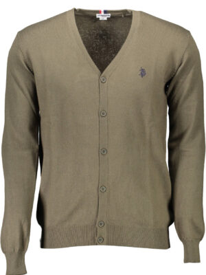 CÁRDIGAN DE HOMBRE VERDE US POLO