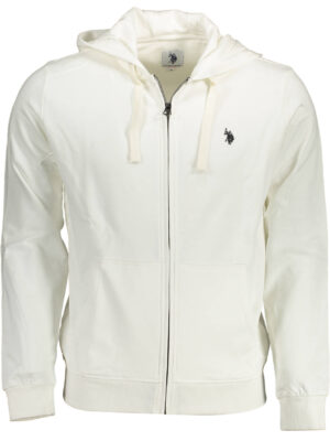SUDADERA POLO CREMALLERA US BLANCO HOMBRE