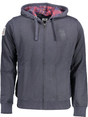 SUDADERA POLO CREMALLERA US AZUL HOMBRE