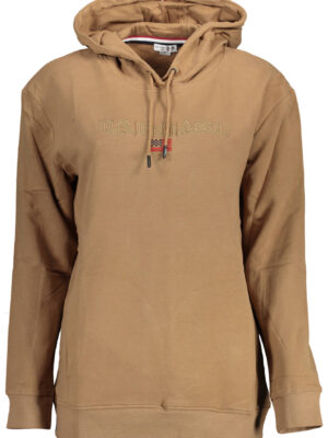 SUDADERA POLO US SIN CREMALLERA MUJER MARRÓN