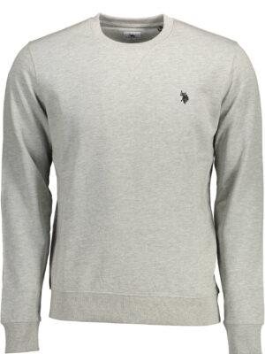 SUDADERA POLO US SIN CREMALLERA HOMBRE GRIS