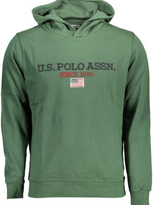 SUDADERA POLO US SIN CREMALLERA VERDE HOMBRE