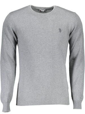 SUÉTER POLO PARA HOMBRE GRIS US