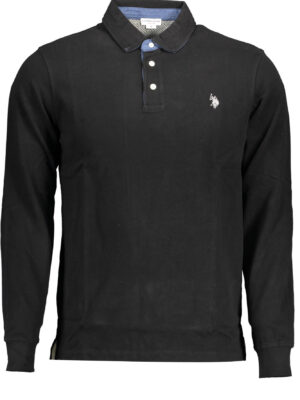 POLO US POLO HOMBRE NEGRO MANGA LARGA