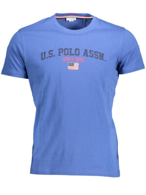 CAMISETA POLO ESTADOUNIDENSE MANGA CORTA HOMBRE AZUL