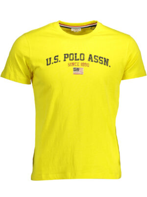 CAMISETA US POLO MANGA CORTA AMARILLO HOMBRE