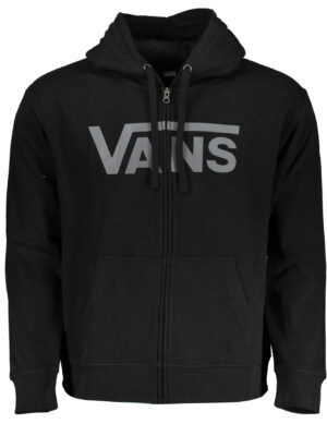 SUDADERA VANS HOMBRE NEGRA CREMALLERA