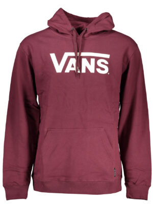 SUDADERA HOMBRE VANS ROJO SIN CREMALLERA