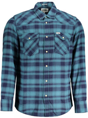CAMISETA MANGA LARGA HOMBRE WRANGLER AZUL