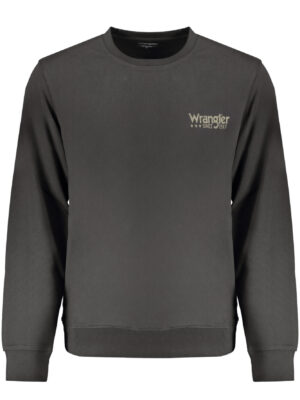 SUDADERA WRANGLER HOMBRE NEGRA CREMALLERA
