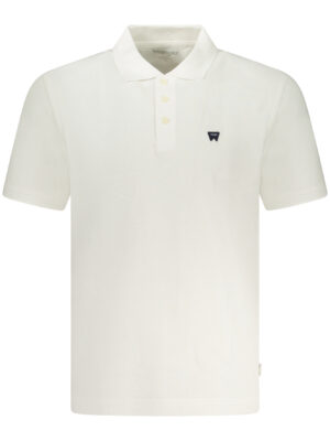 POLO WRANGLER MANGA CORTA HOMBRE BLANCO