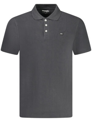 POLO WRANGLER MANGA CORTA HOMBRE NEGRO