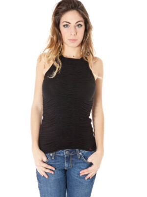 ZUELEMENTS CAMISETA MUJER NEGRA