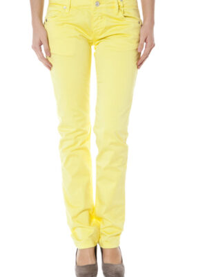 PANTALON MUJER AMARILLO ZUELEMENTS