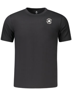 Camiseta de manga corta Converse para niños, negra