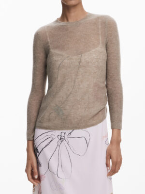 VESTIDO LARGO DE MUJER DESIGUAL BLANCO