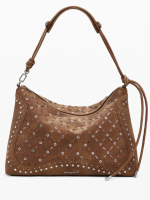 BOLSO MARRÓN DE MUJER DESIGUAL