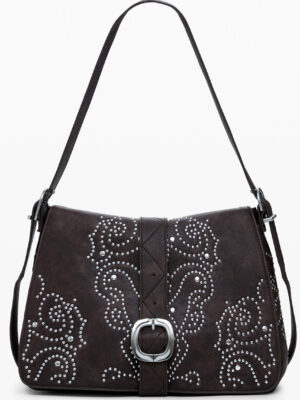 BOLSO MARRÓN DE MUJER DESIGUAL