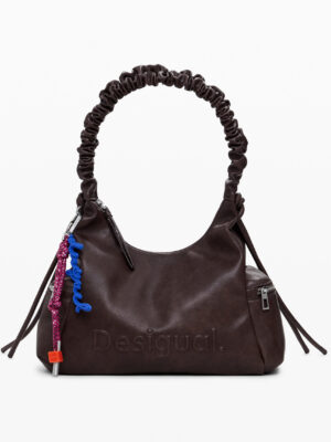 BOLSO MARRÓN DE MUJER DESIGUAL