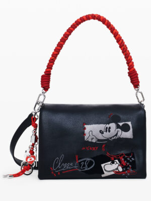 BOLSO NEGRO DE MUJER DESIGUAL