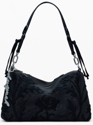 BOLSO NEGRO DE MUJER DESIGUAL