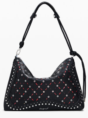 BOLSO NEGRO DE MUJER DESIGUAL
