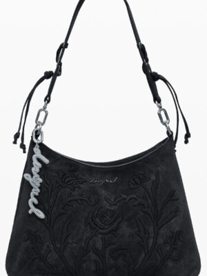 BOLSO NEGRO DE MUJER DESIGUAL