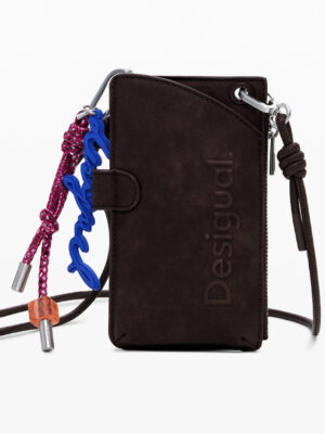 CARTERA MARRÓN DE MUJER DESIGUAL