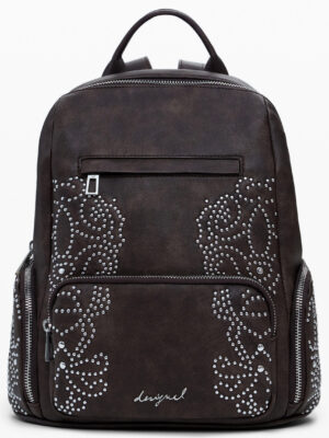 MOCHILA MARRÓN DE MUJER DESIGUAL