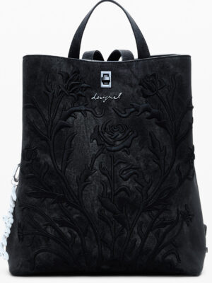MOCHILA NEGRA DE MUJER DESIGUAL