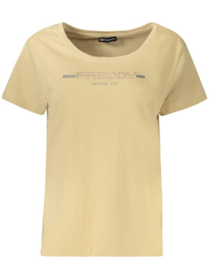 CAMISETA DE MANGA CORTA FREDDY MUJER BEIGE