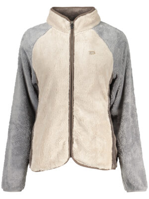 NORUEGA 1963 SUDADERA BEIGE CON CREMALLERA PARA MUJER