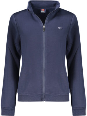 SUDADERA AZUL CON CREMALLERA PARA MUJER NORUEGA 1963