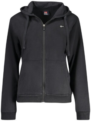 NORUEGA 1963 SUDADERA NEGRA CON CREMALLERA PARA MUJER