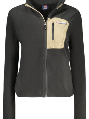 NORUEGA 1963 SUDADERA NEGRA CON CREMALLERA PARA MUJER