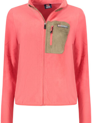 NORUEGA 1963 SUDADERA ROSA CON CREMALLERA PARA MUJER