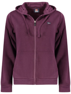 SUDADERA CON CREMALLERA MORADA PARA MUJER NORWAY 1963