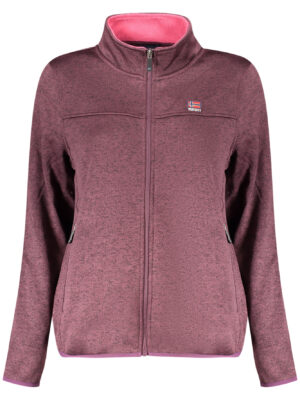 NORUEGA 1963 SUDADERA MORADA CON CREMALLERA PARA MUJER