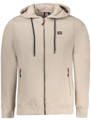 NORUEGA 1963 SUDADERA BEIGE CON CREMALLERA PARA HOMBRE
