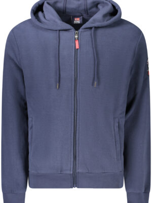 SUDADERA AZUL CON CREMALLERA PARA HOMBRE NORUEGA 1963