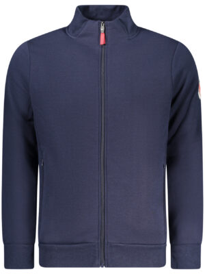 SUDADERA AZUL CON CREMALLERA PARA HOMBRE NORWAY 1963