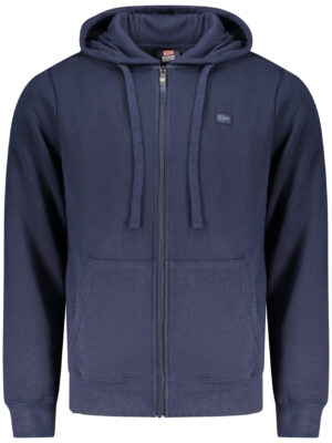 SUDADERA AZUL CON CREMALLERA PARA HOMBRE NORWAY 1963