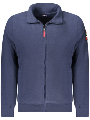 SUDADERA AZUL CON CREMALLERA PARA HOMBRE NORWAY 1963