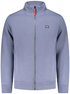 SUDADERA AZUL CON CREMALLERA PARA HOMBRE NORWAY 1963