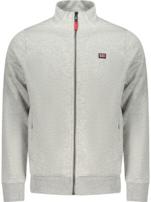 SUDADERA GRIS CON CREMALLERA PARA HOMBRE NORWAY 1963