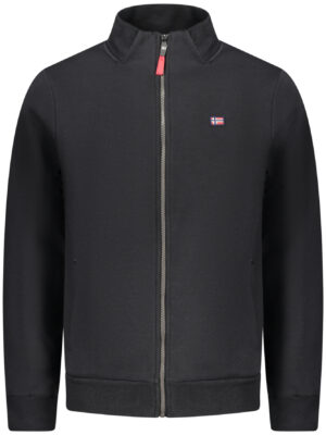 NORUEGA 1963 SUDADERA NEGRA CON CREMALLERA PARA HOMBRE