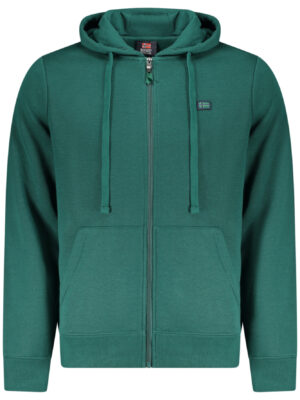 SUDADERA VERDE CON CREMALLERA PARA HOMBRE NORWAY 1963
