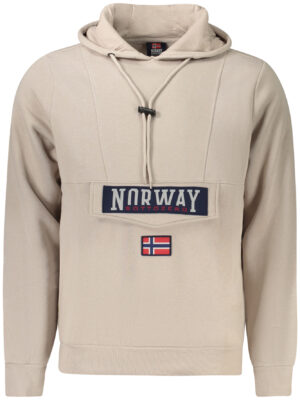 NORUEGA 1963 SUDADERA BEIGE CON CREMALLERA PARA HOMBRE