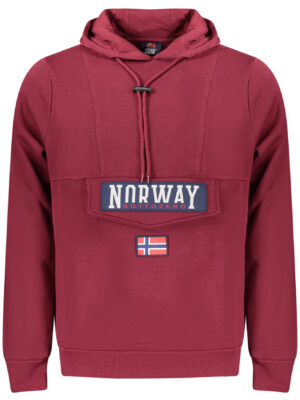 SUDADERA CON CREMALLERA MORADA PARA HOMBRE NORWAY 1963